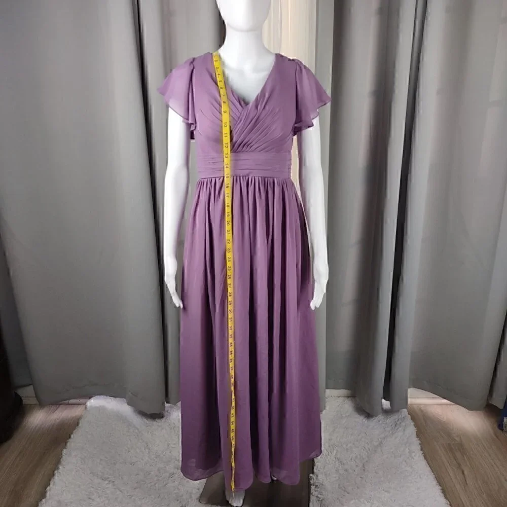 Inweddingdress (Enjoy) Bridesmaid Lavender Dress Size 4 Approximate - Picture 5 of 13